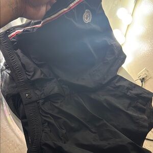 Moncler Black Athletic Men's Shorts